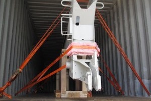 NEW BOOM SECTION BEING SHIPPED FROM FACTORY DIRECTLY TO CUSTOMER