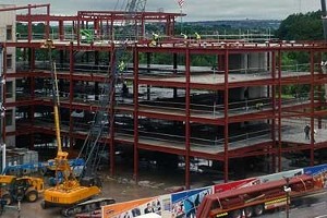 An IHI CCH650 During The Construction Of The Mater Private Hospital, Cork, Ireland